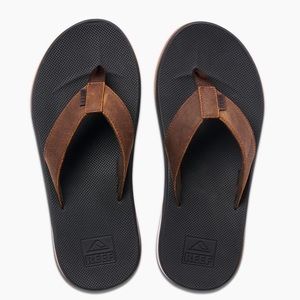 REEF Leather Fanning Low Bottle Open flip flops 13